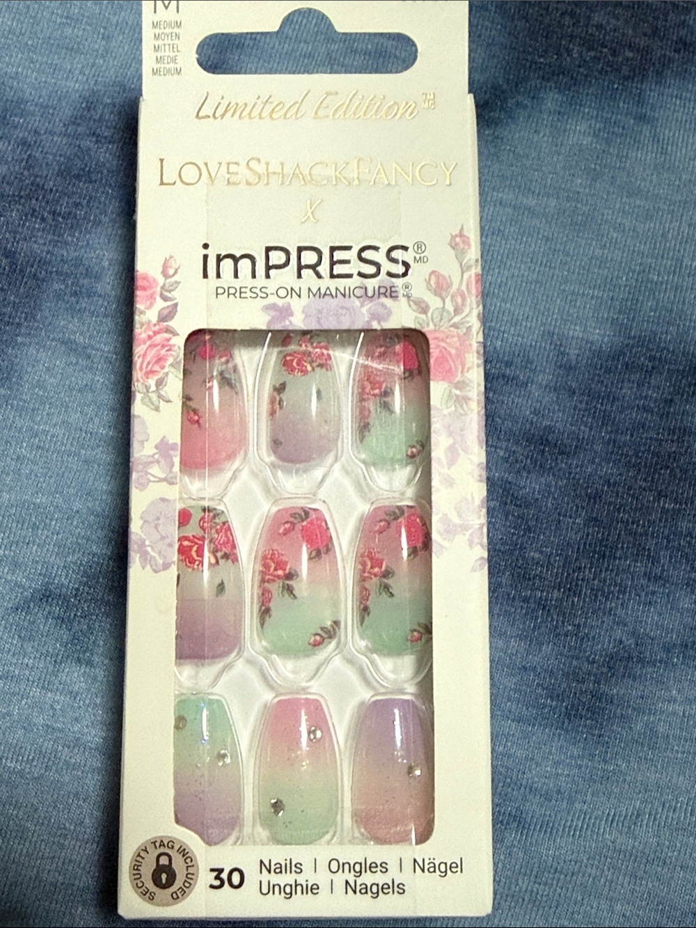Kiss impress press on nails-“Lilac crush” Ltd ed. NEW